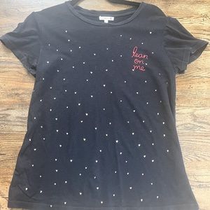 Anthropologie Sundry LEAN ON ME tshirt